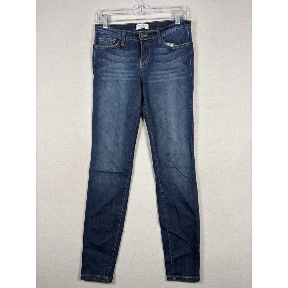 Judy Blue 8390 Skinny Jeans Dark Wash Stretch Denim Size 9 29 Blue